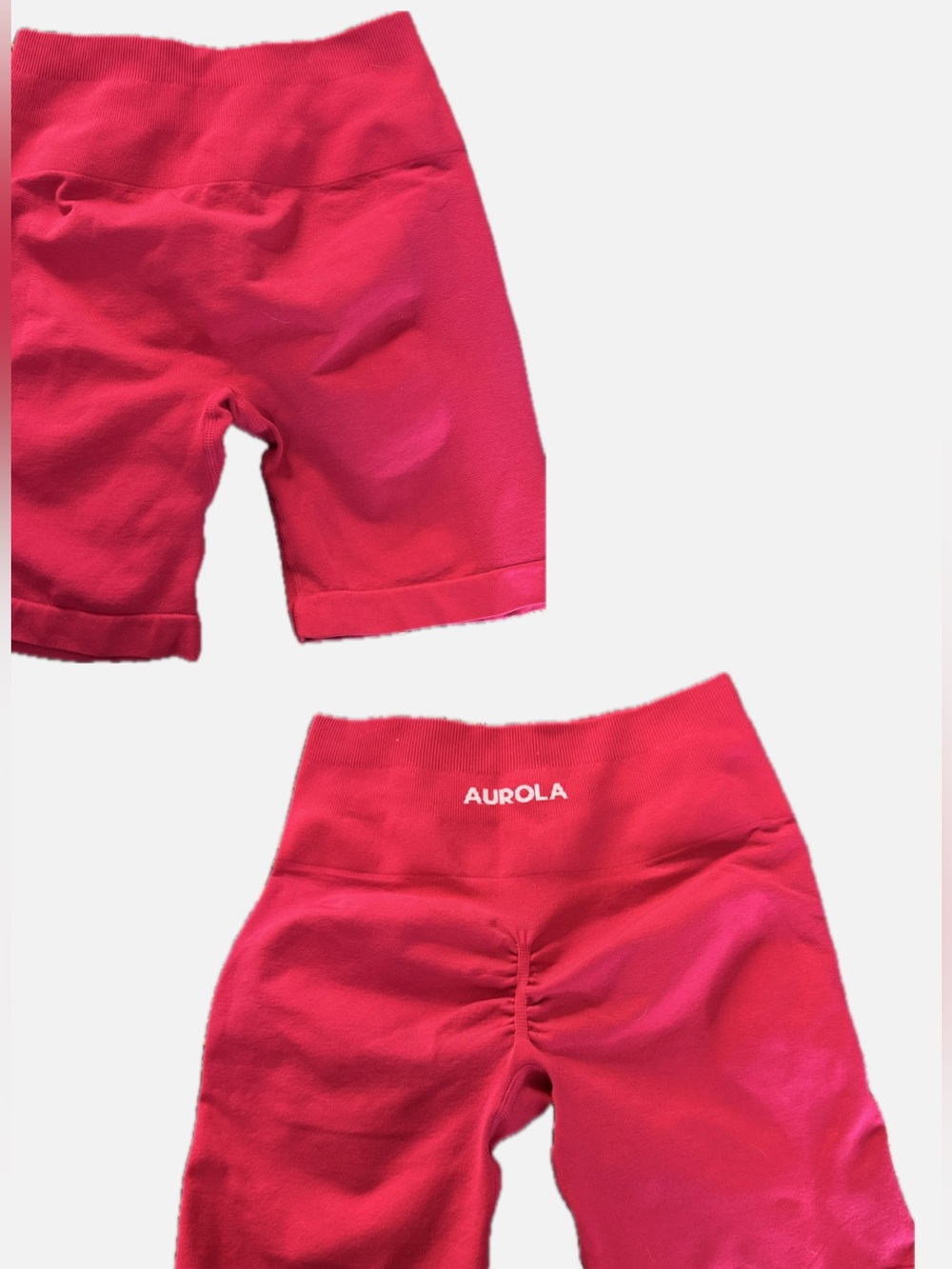 Aurola women Xs Pink Bike Shorts - High Waist Comfort